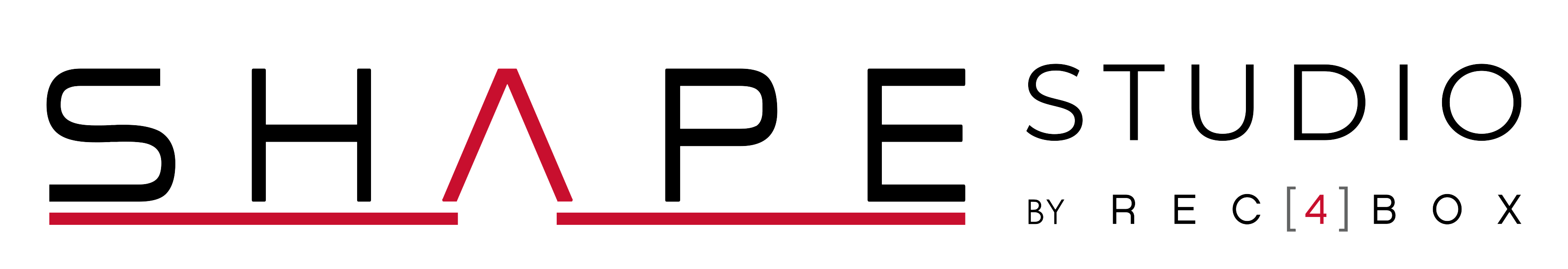 Logo horizontal, lettres noires